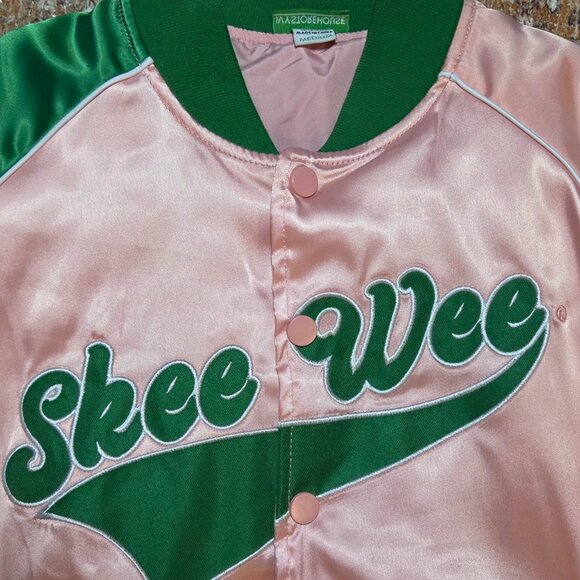 Ivy Storehouse Skee Wee Satin Bomber Jacket M - Picture 3 of 3